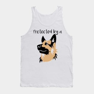 Protected by a German Shepherd Tank Top